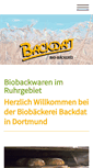 Mobile Screenshot of bio-backdat.de